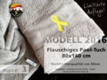 Pooltuch/Handtuch Gelbe Schleife