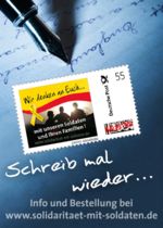 Briefmarke Solidarität Soldaten