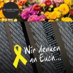 Blumen für das Ehrenmal in Berlin